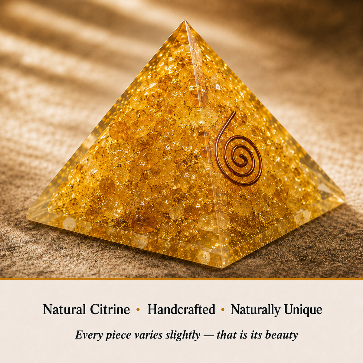Citrine Pyramid material detail