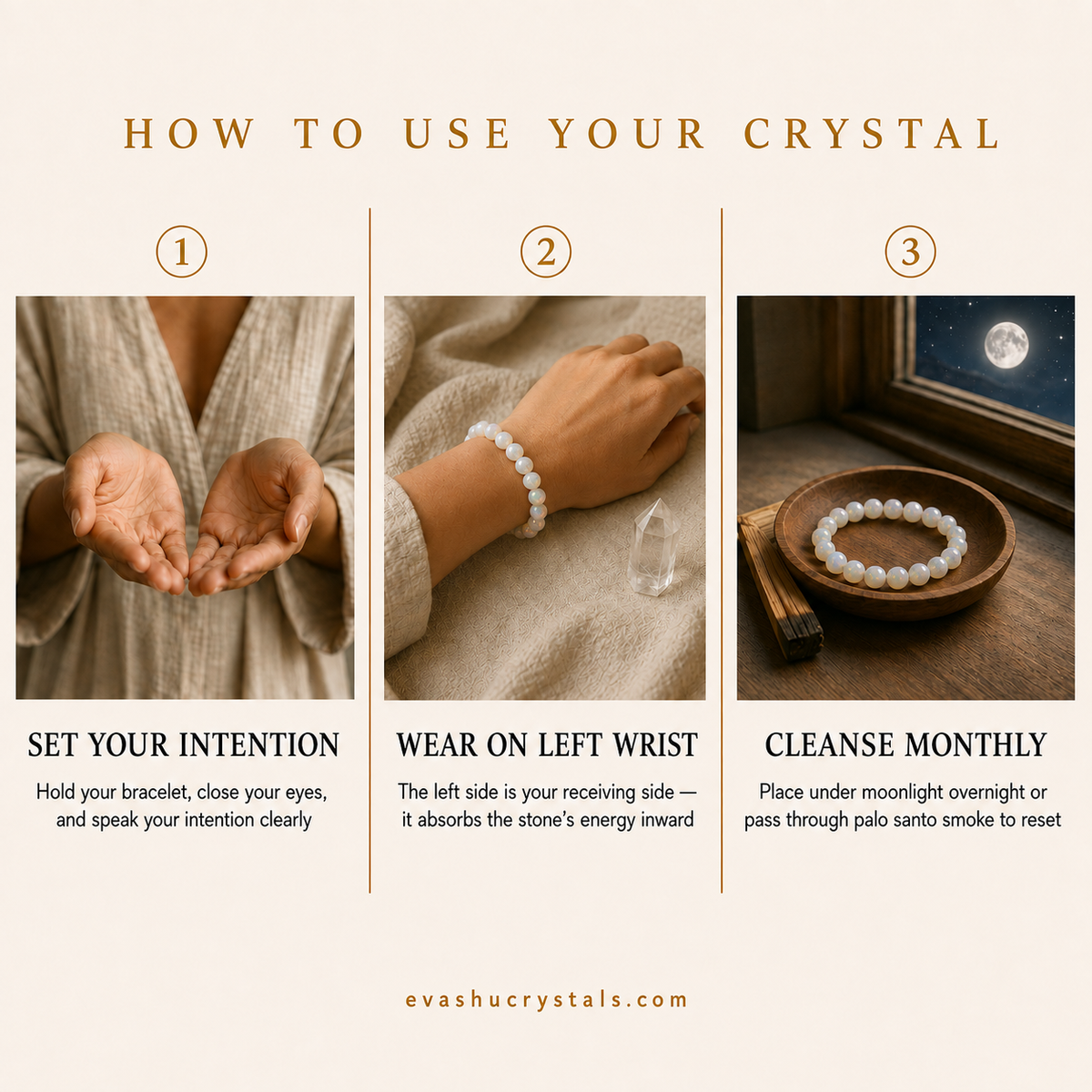 Opal Bracelet wearing, intention and crystal care usage guide
