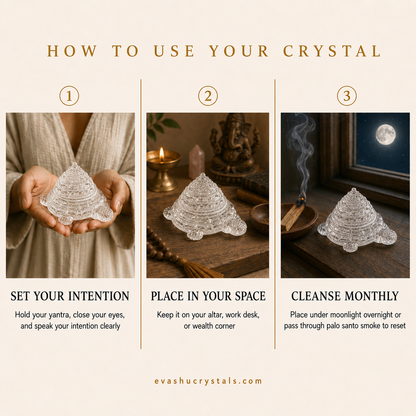 Sphatik Tortoise wearing, placement, intention and crystal care usage guide