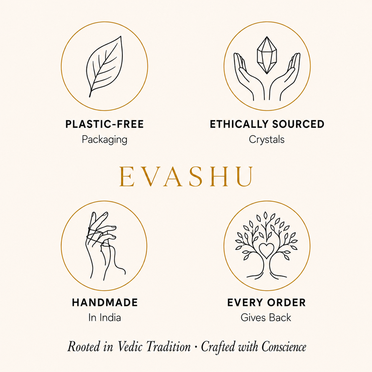 Pyrite 7 Horses Decorative Frame brand information by Evashu Crystals