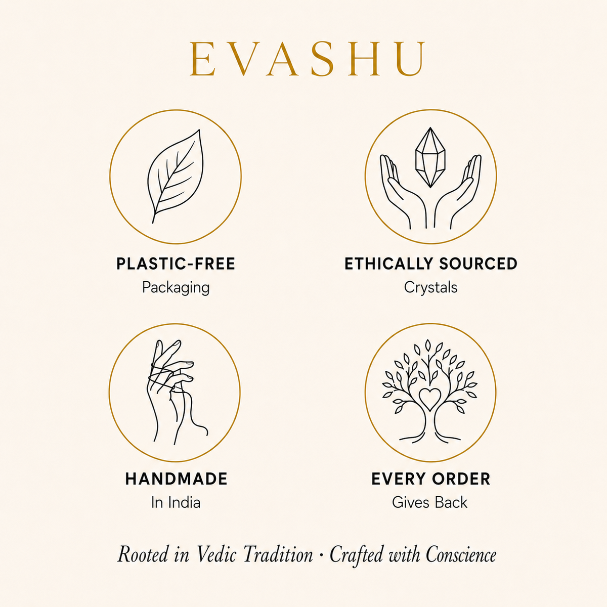 Amethyst Angel by Evashu Crystals with sourcing, handmade and brand values