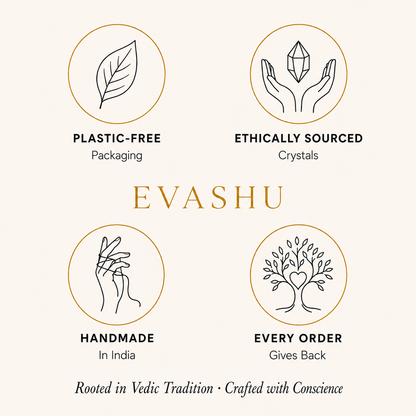 Amethyst Gua Sha by Evashu Crystals with sourcing, handmade and brand values
