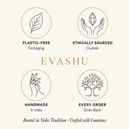 Amethyst Ring by Evashu Crystals with sourcing, handmade and brand values