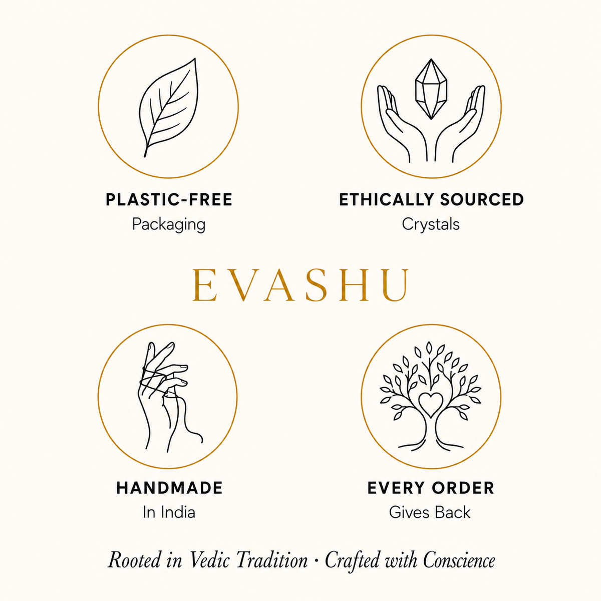 black-agate-crystal-chips by Evashu Crystals with sourcing, handmade and brand values