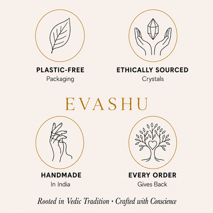 Blue Goldstone Pencil Pendant by Evashu Crystals with sourcing, handmade and brand values