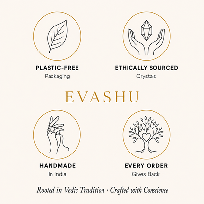Citrine Ring by Evashu Crystals with sourcing, handmade and brand values