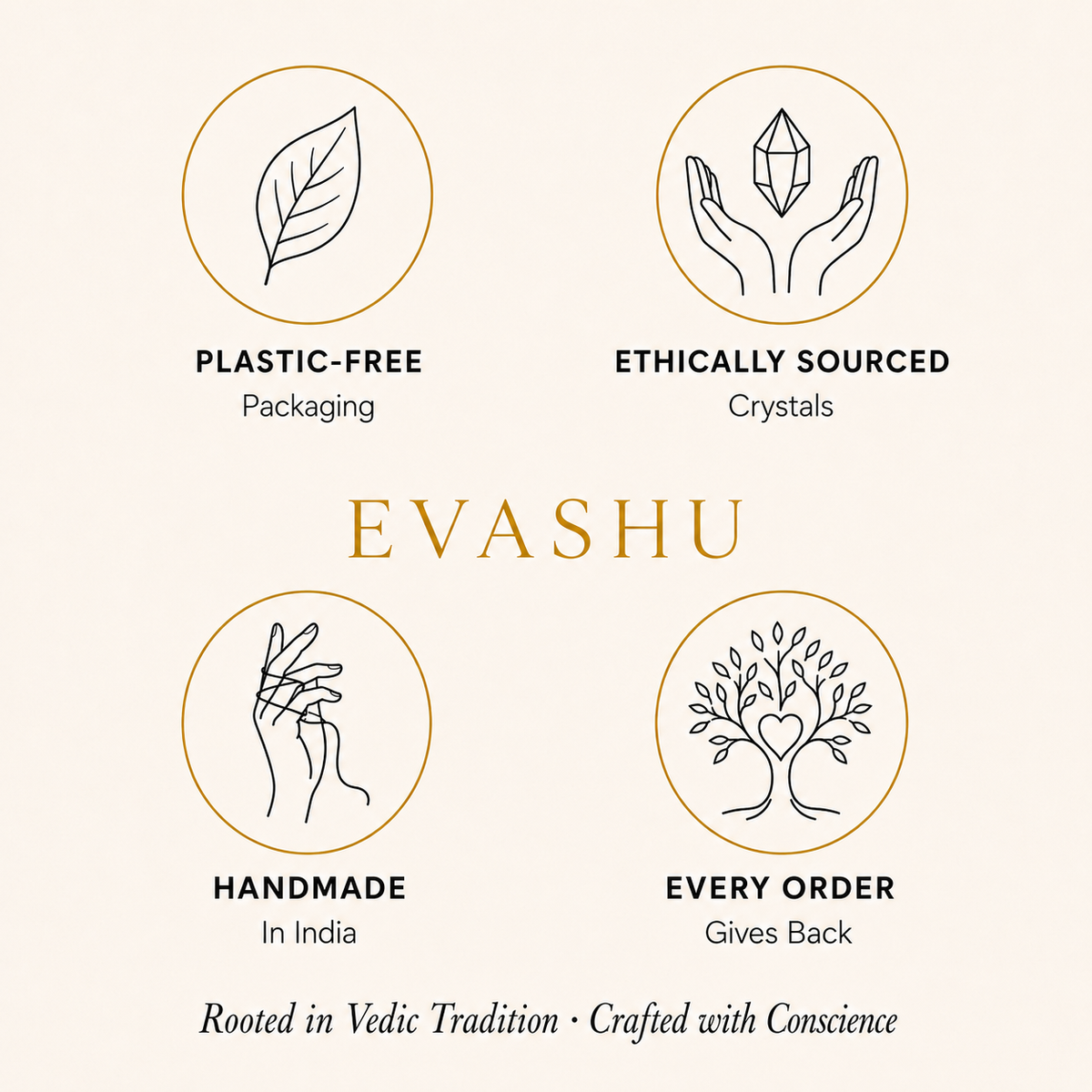 Clear Quartz Tumble Pendant by Evashu Crystals