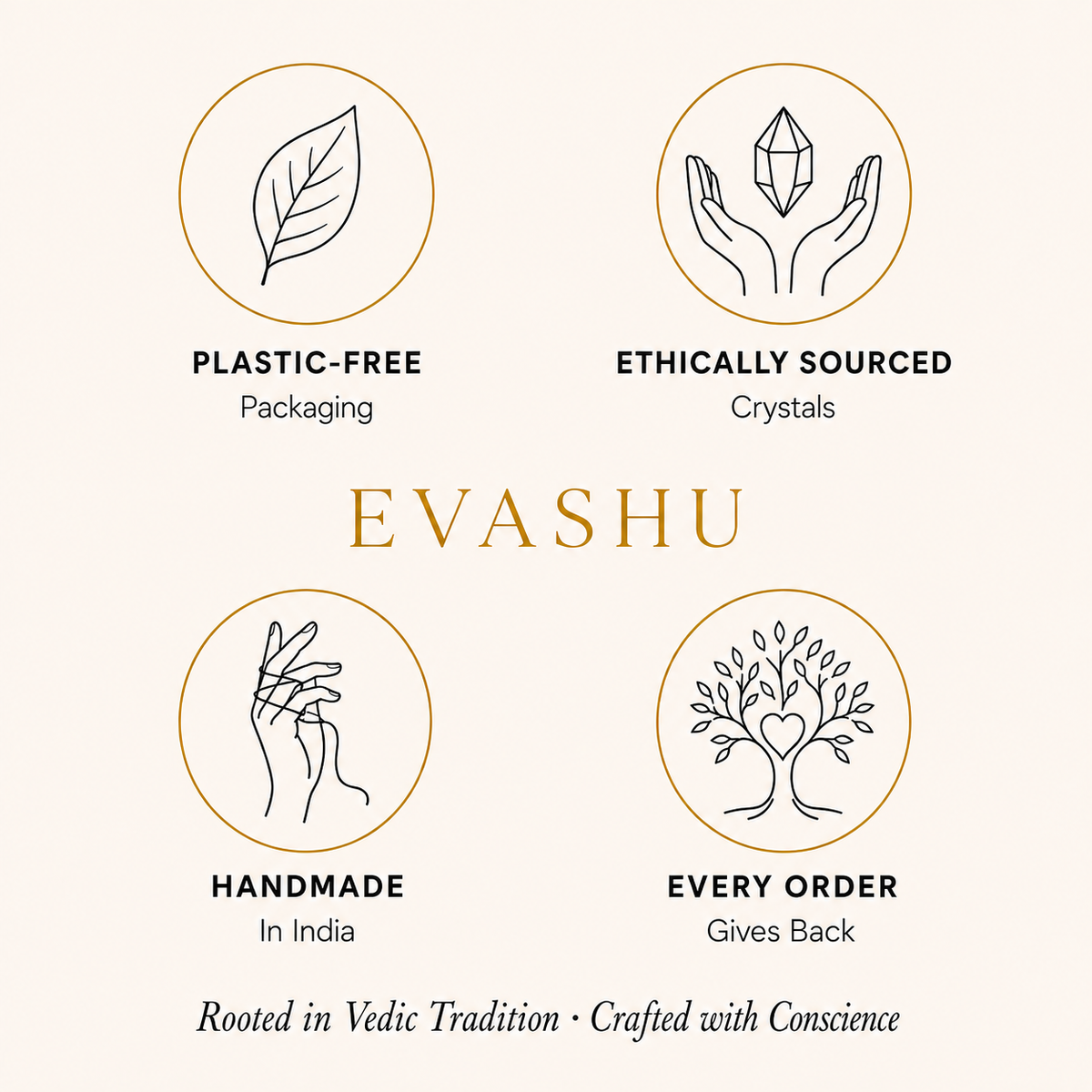 Dalmatian Jasper Stone by Evashu Crystals with sourcing, handmade and brand values