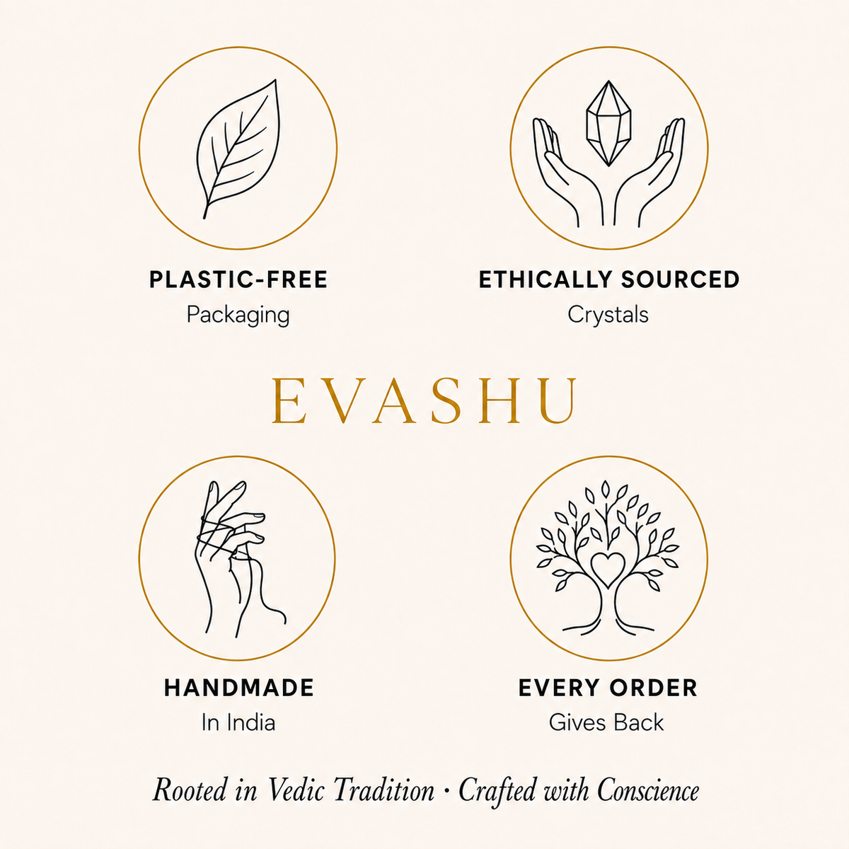 Dendrite Pencil Pendant by Evashu Crystals with sourcing, handmade and brand values