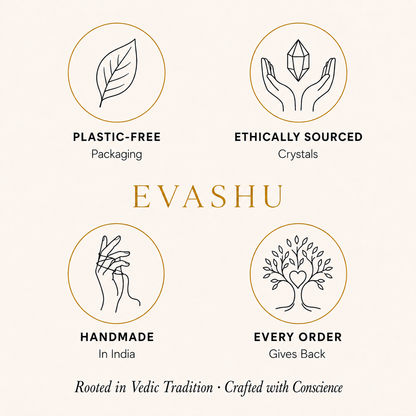 Dendrite Pencil Pendant by Evashu Crystals with sourcing, handmade and brand values