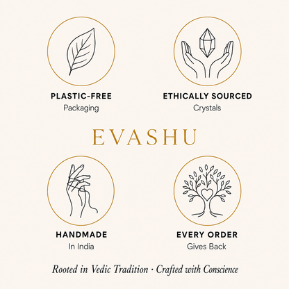 Evil Eye Tree by Evashu Crystals with sourcing, handmade and brand values