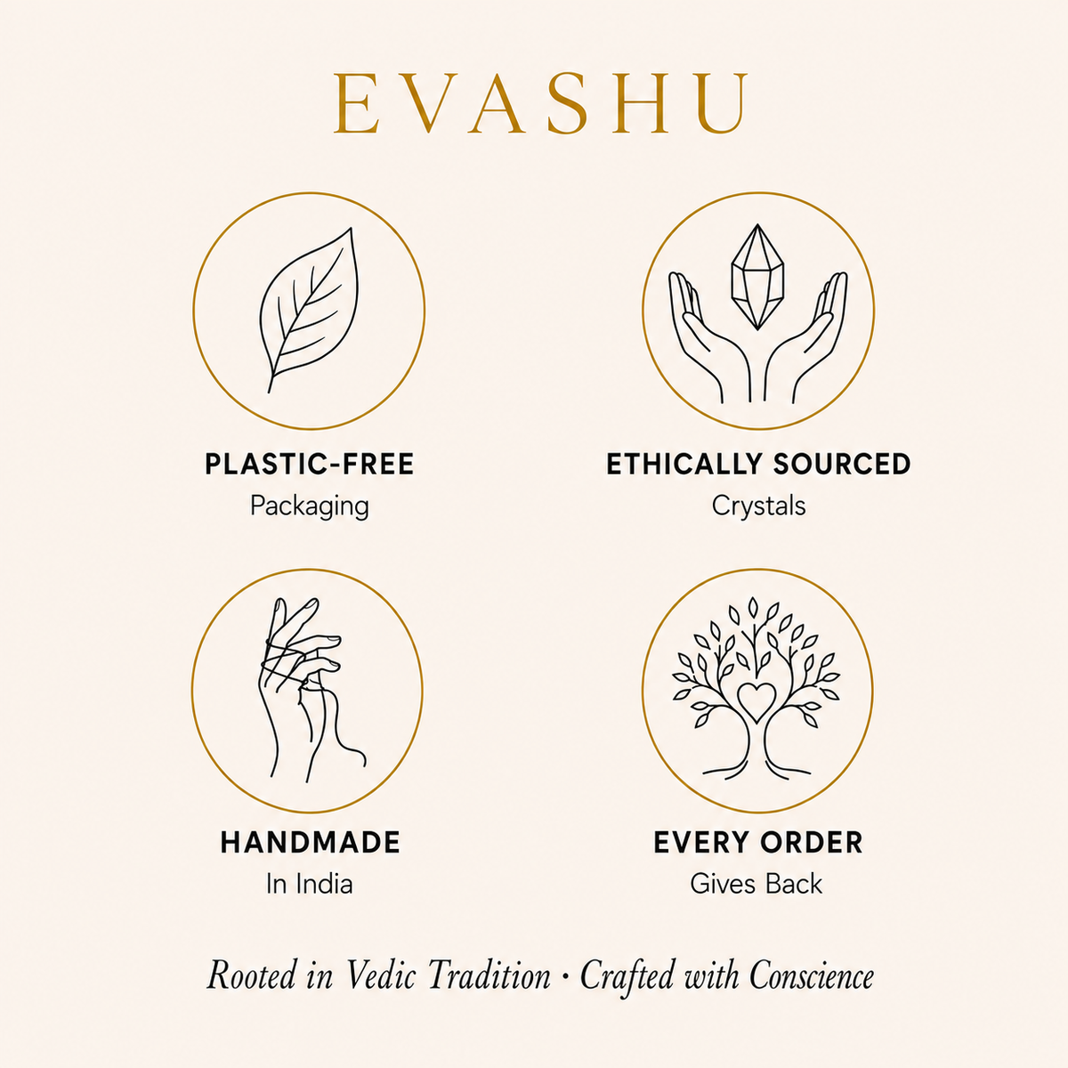 Green Aventurine Angel by Evashu Crystals with sourcing, handmade and brand values
