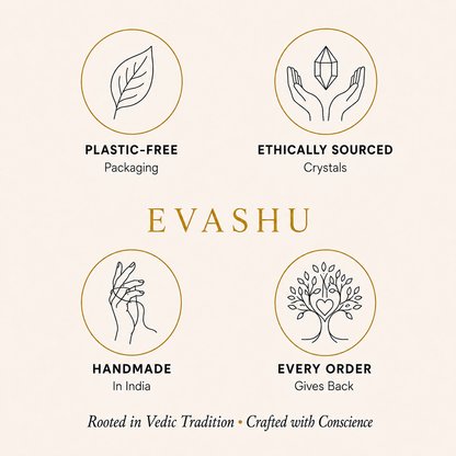 Green Aventurine Gua Sha by Evashu Crystals with sourcing, handmade and brand values