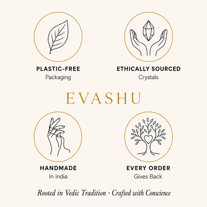 Green Jade Ganesha by Evashu Crystals with sourcing, handmade and brand values