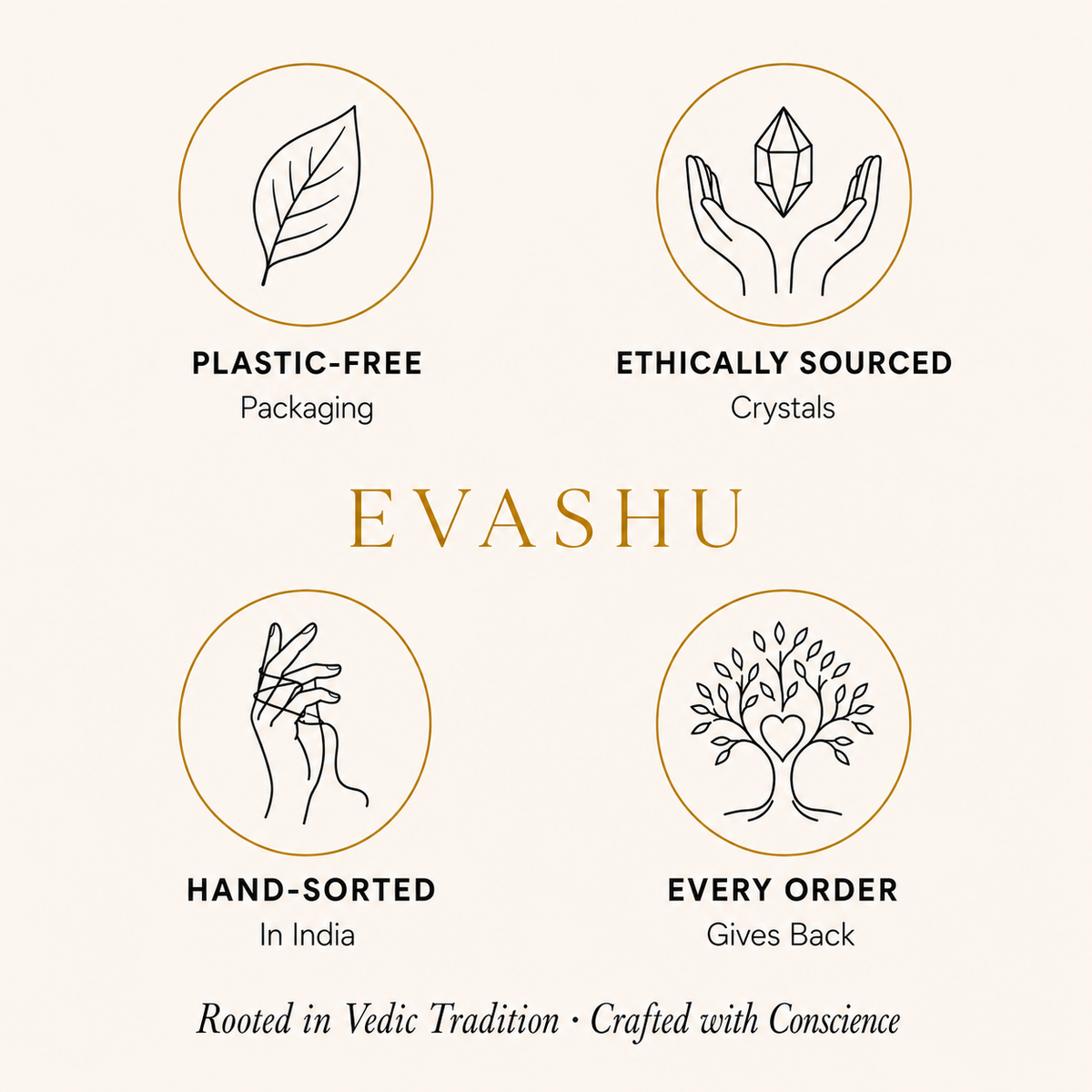 Lapis Lazuli Chips by Evashu Crystals with sourcing, handmade and brand values