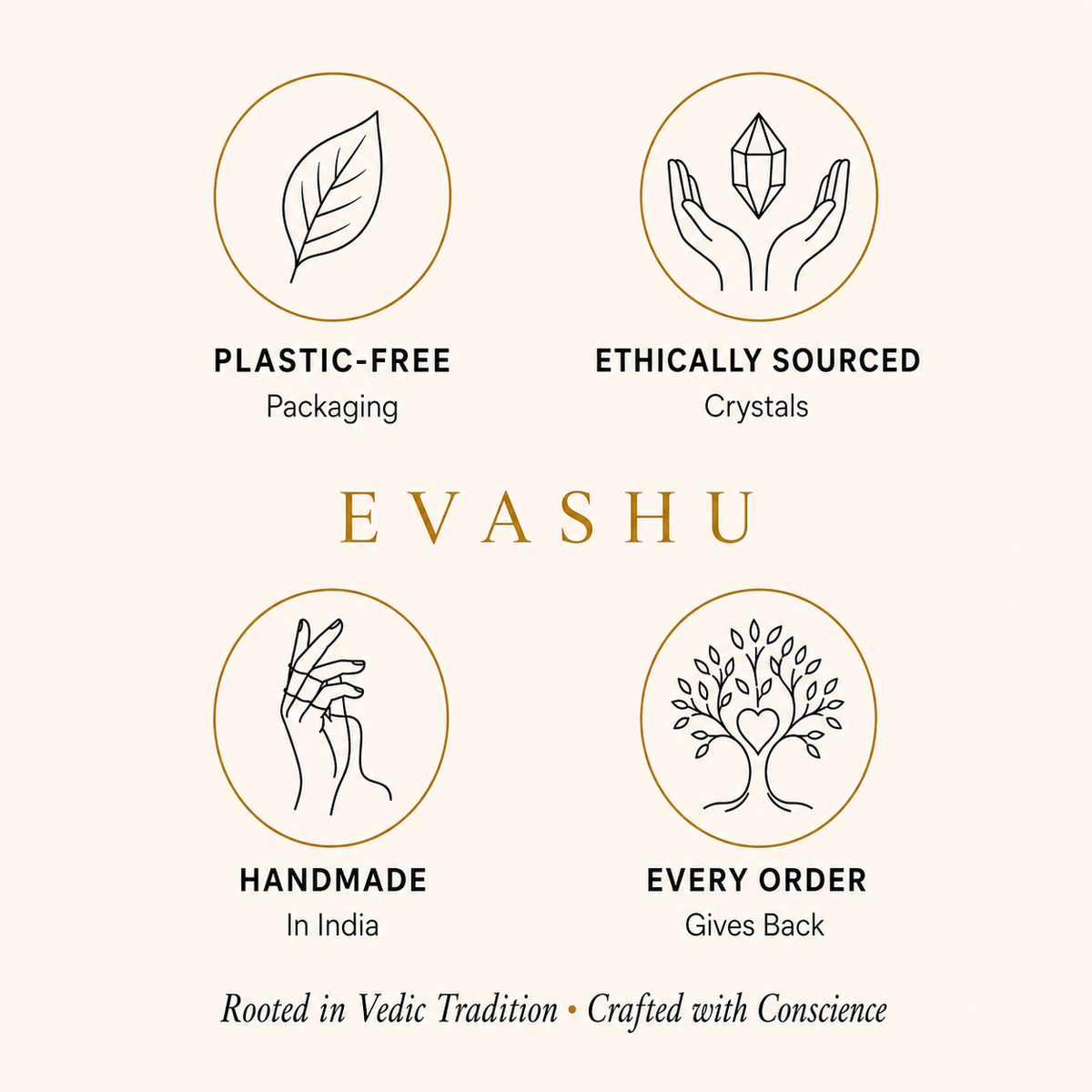Lava Stone Bracelet by Evashu Crystals with sourcing, handmade and brand values
