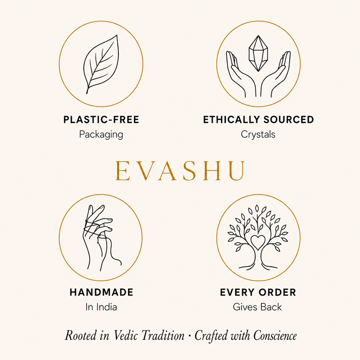 Navratna Bracelet by Evashu Crystals with sourcing, handmade and brand values