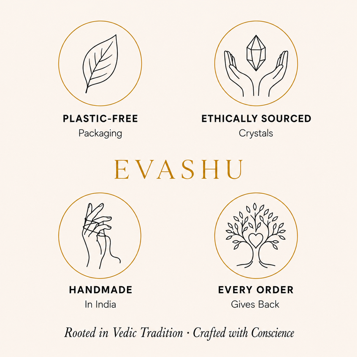 Opal Hexagon Pendant by Evashu Crystals with sourcing, handmade and brand values