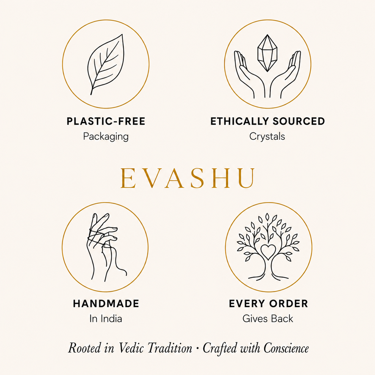 Opalite Pendant by Evashu Crystals with sourcing, handmade and brand values
