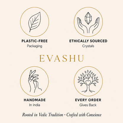 Raw Sodalite Stone by Evashu Crystals with sourcing, handmade and brand values