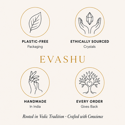Rose Quartz Chips by Evashu Crystals with sourcing, handmade and brand values