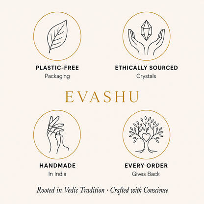 Rose Quartz Gua Sha by Evashu Crystals with sourcing, handmade and brand values