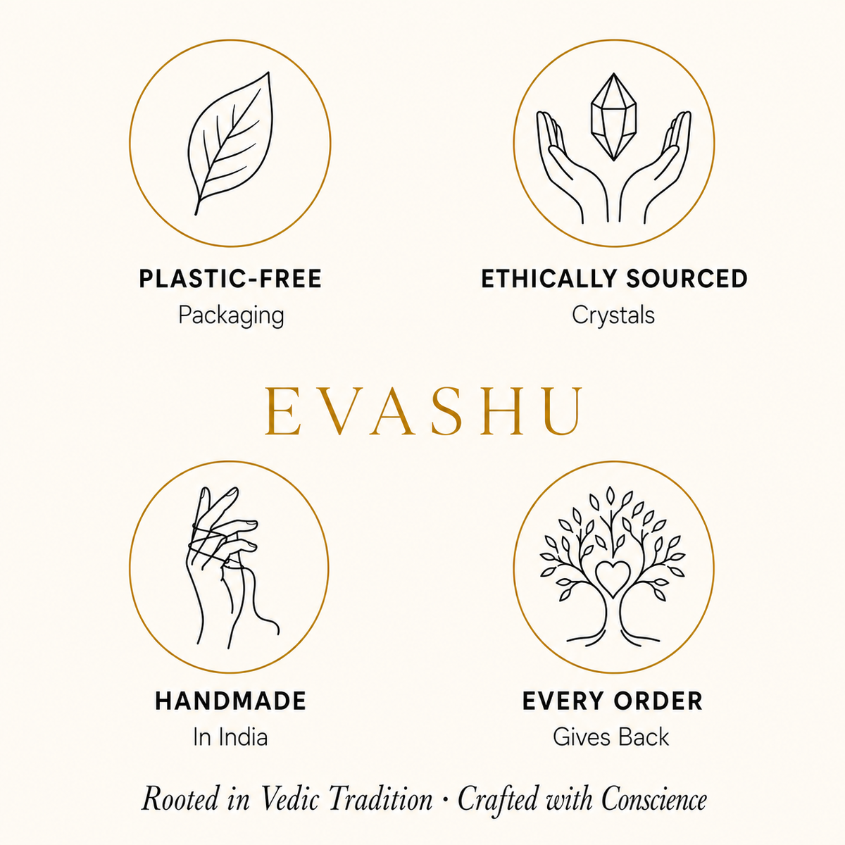 Rose Quartz Handbag Pendant by Evashu Crystals with sourcing, handmade and brand values