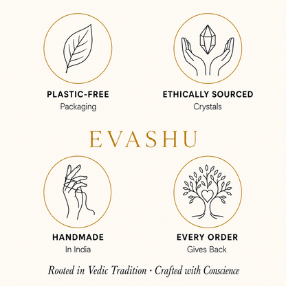 Rose Quartz Handbag Pendant by Evashu Crystals with sourcing, handmade and brand values