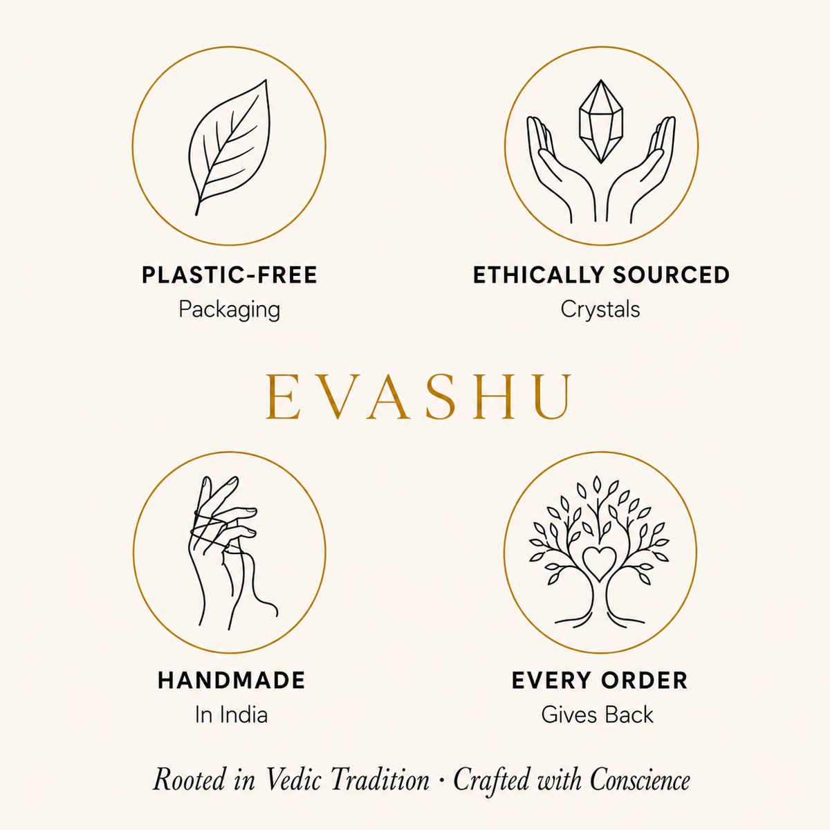 Rose Quartz Swan Pair by Evashu Crystals with sourcing, handmade and brand values