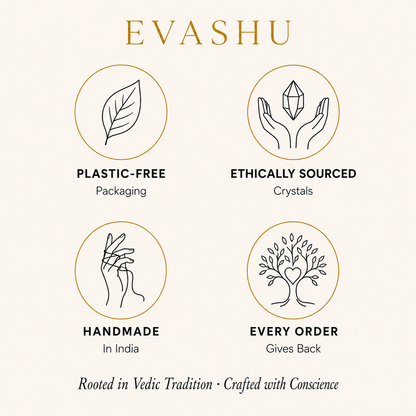 Selenite Bowl by Evashu Crystals with sourcing, handmade and brand values