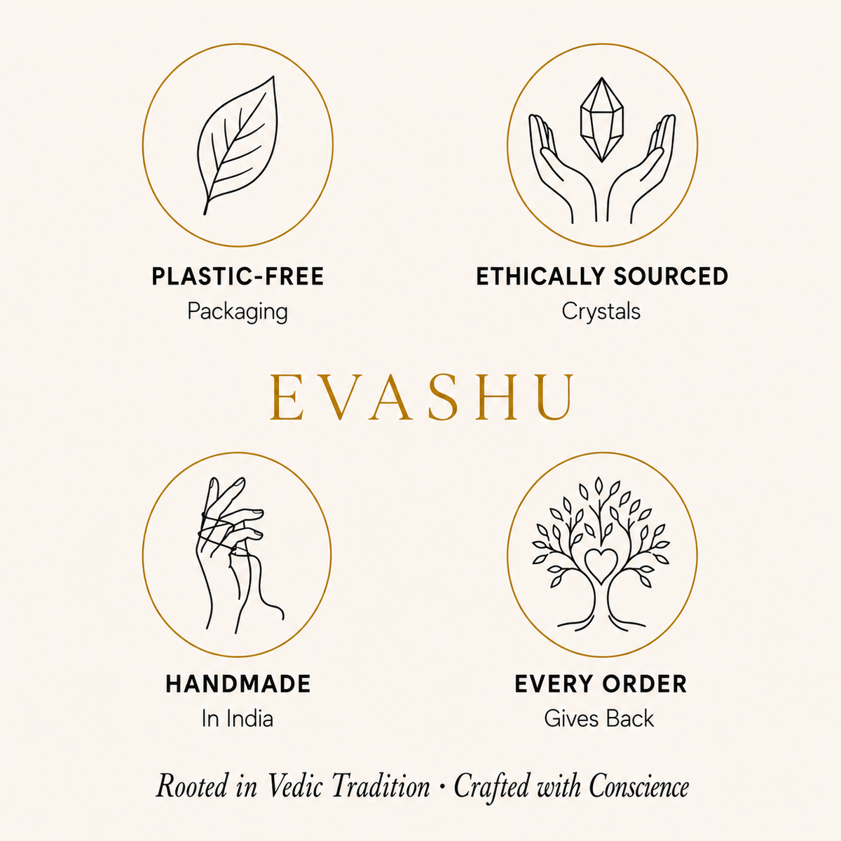 Tiger Eye Pencil Pendant by Evashu Crystals with sourcing, handmade and brand values