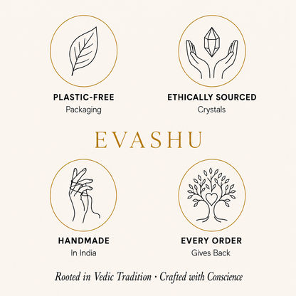 Tiger Eye Pendant by Evashu Crystals with sourcing, handmade and brand values