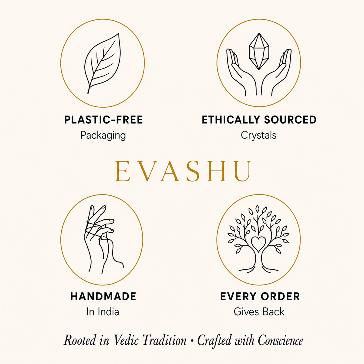 Tree Agate Bracelet by Evashu Crystals with sourcing, handmade and brand values