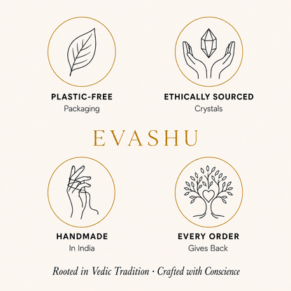 Unakite Stone by Evashu Crystals with sourcing, handmade and brand values