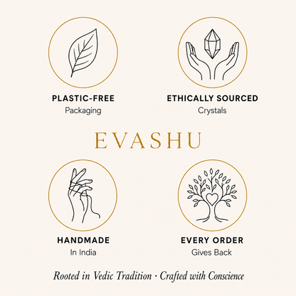 Yellow Aventurine Bracelet by Evashu Crystals with sourcing, handmade and brand values