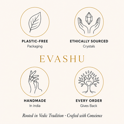 Yellow Jade Bracelet by Evashu Crystals with sourcing, handmade and brand values