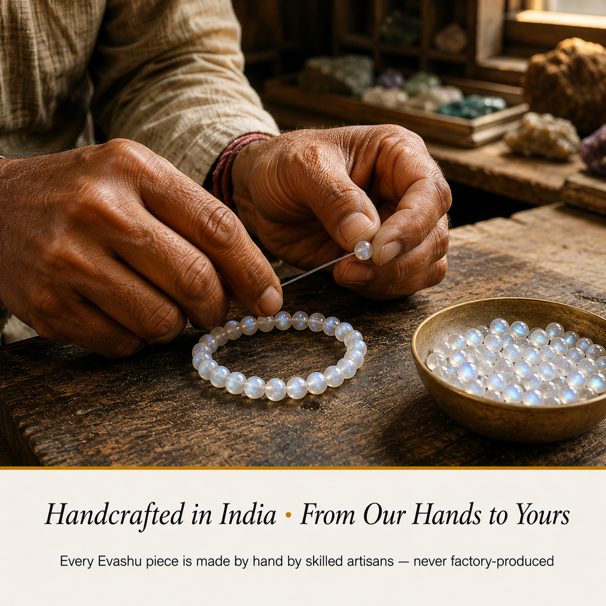 Moonstone 8 mm Bracelet product information