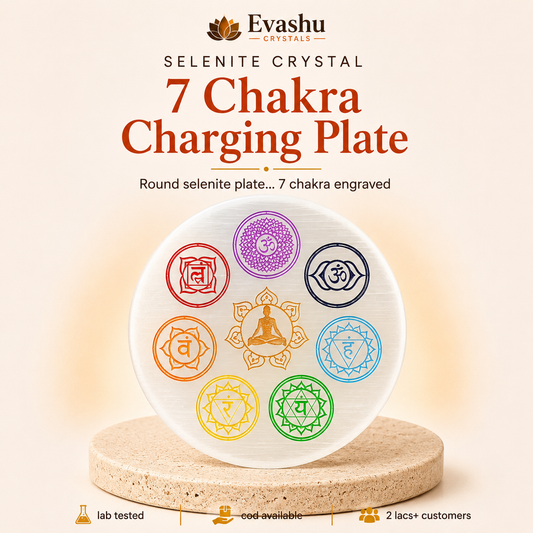 Natural Selenite Round Charging Plate for Cleansing