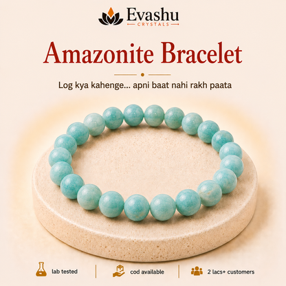 Natural Amazonite 8mm Bracelet for Truth