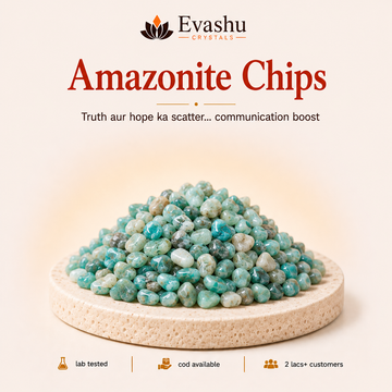 Natural Amazonite Crystal Chips for Courage