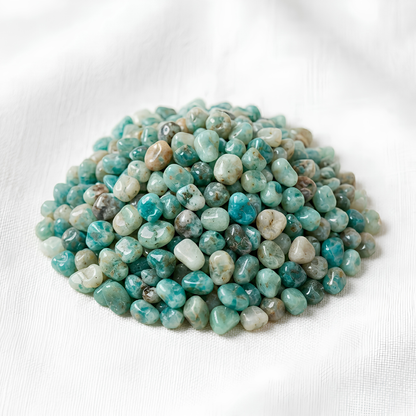 Natural Amazonite Crystal Chips for Courage