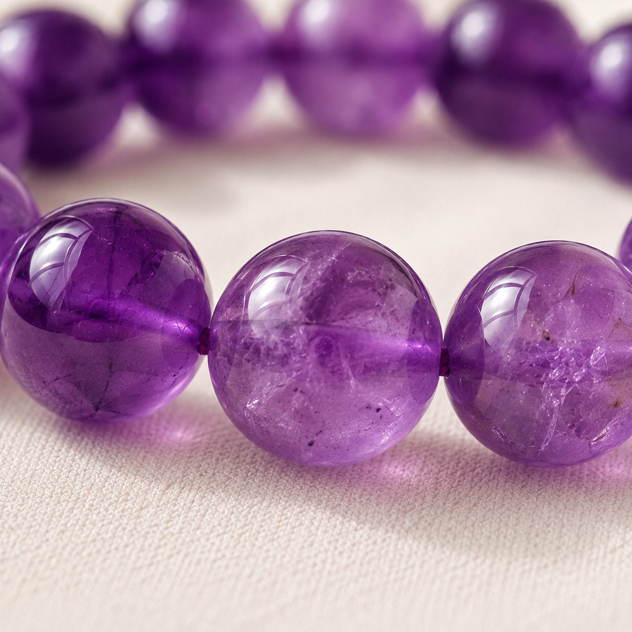 Natural Amethyst 8mm Bracelet for Intuition