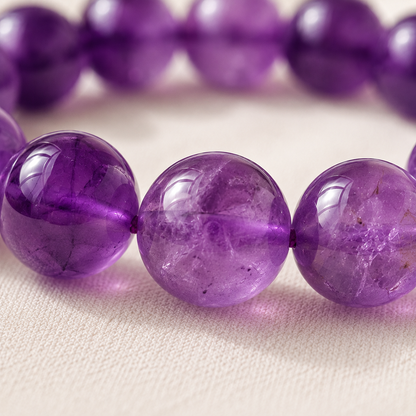 Natural Amethyst 8mm Bracelet for Intuition