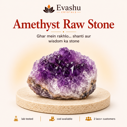 Natural Amethyst Raw Stone for Intuition