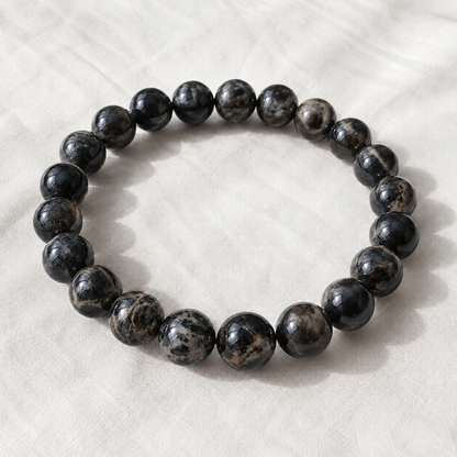 Natural Picasso Jasper & Black Picasso Bracelet for Strength