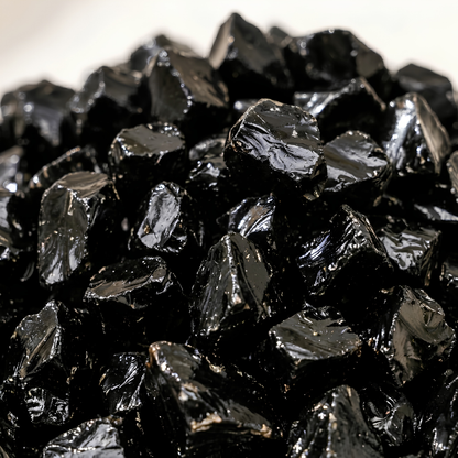 Natural Black Obsidian Crystal Chips for Protection
