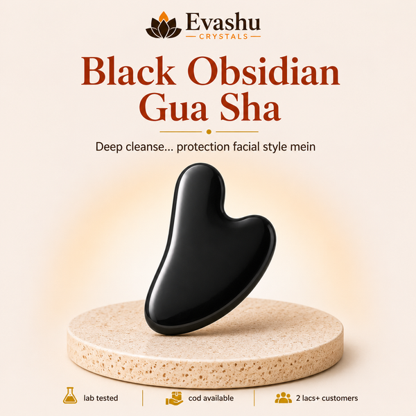 Natural Black Obsidian Gua Sha for Grounding