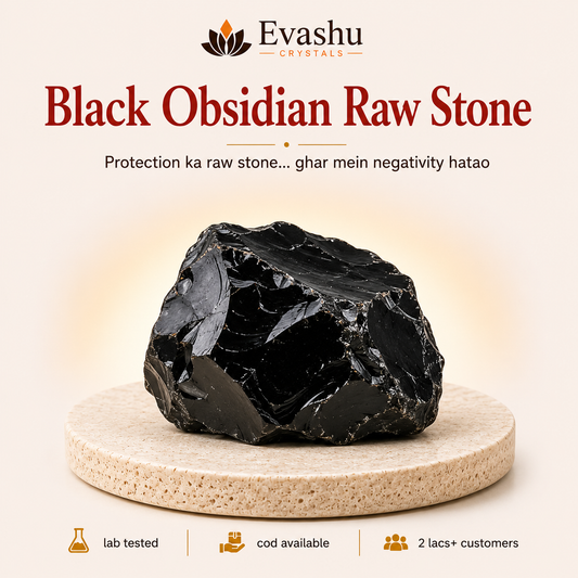 Natural Black Obsidian Raw Stone for Truth