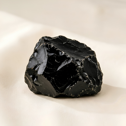 Natural Black Obsidian Raw Stone for Truth