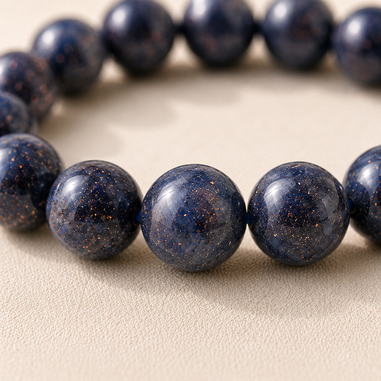 Natural Sunstone & Blue Sunstone Bracelet for Positivity